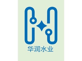 华润水业店铺logo头像PPT模板