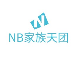 NB家族天团logo标志PPT模板