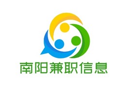 南阳兼职信息logo标志PPT模板