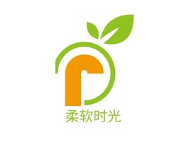 柔软时光店铺标志PPT模板