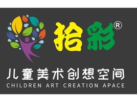 CHILDREN ART CREATION APACElogo标志PPT模板