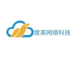 度英网络科技logo标志PPT模板