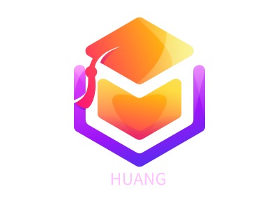 HUANGlogo标志PPT模板