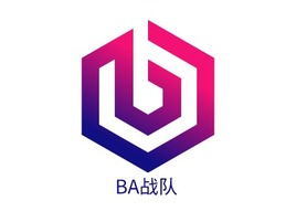 BA战队logo标志PPT模板