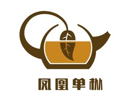 凤凰单枞店铺logo头像PPT模板