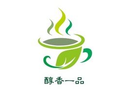 醇香一品店铺logo头像PPT模板