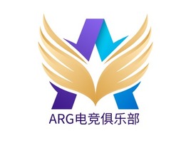 ARG电竞俱乐部logo标志PPT模板