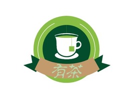 有茶店铺logo头像PPT模板