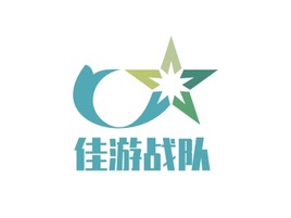 佳游战队logo标志PPT模板