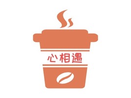 心相遇店铺logo头像PPT模板