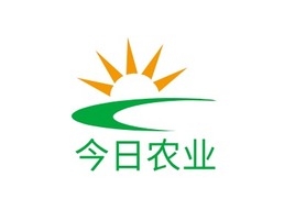 今日农业logo标志PPT模板