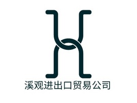 溪观进出口贸易公司店铺logo头像PPT模板