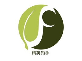 精英钓手logo标志PPT模板