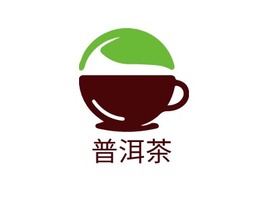 普洱茶店铺logo头像PPT模板