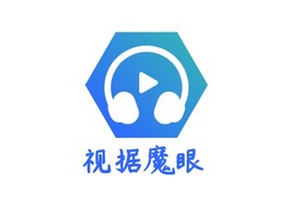 视据魔眼logo标志PPT模板