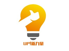 UP!新力量logo标志PPT模板