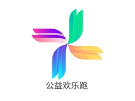 公益欢乐跑企业标志PPT模板