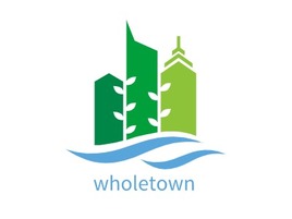 wholetown企业标志PPT模板