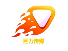 巨力传媒logo标志PPT模板