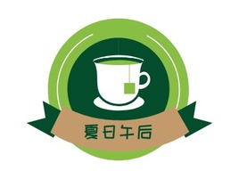 夏日午后店铺logo头像PPT模板