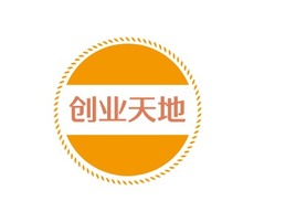 创业天地logo标志PPT模板