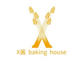 X酱 baking house店铺logo头像PPT模板