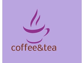 coffee&tea店铺logo头像PPT模板