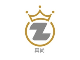 真尚养生logo标志PPT模板