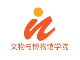 文物与博物馆学院logo标志PPT模板