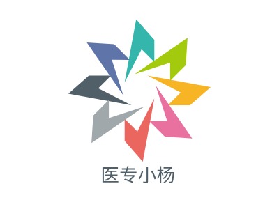 医专小杨logo标志PPT模板