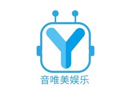 音唯美娱乐logo标志PPT模板