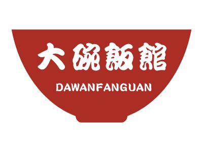 大碗饭馆店铺logo头像PPT模板