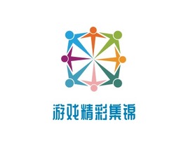 游戏精彩集锦logo标志PPT模板