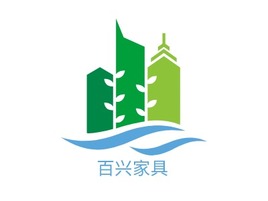 百兴家具企业标志PPT模板