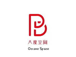 八度空间logo标志PPT模板