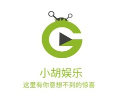 小胡娱乐logo标志PPT模板