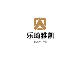 乐琦雅凯logo标志PPT模板