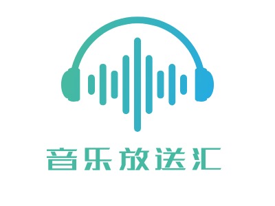 音乐放送汇logo标志PPT模板