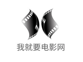 我就要电影网logo标志PPT模板