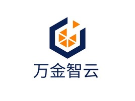 万金智云企业标志PPT模板