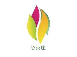 心茶庄店铺logo头像PPT模板