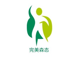 完美森态logo标志PPT模板