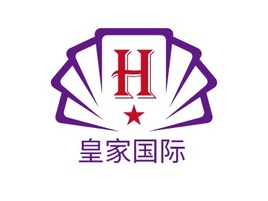 皇家国际logo标志PPT模板