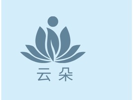    云o朵logo标志PPT模板