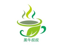 黑牛叔叔店铺logo头像PPT模板