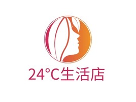 24℃生活店店铺标志PPT模板