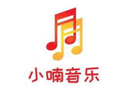 小喃音乐logo标志PPT模板