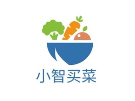 小智买菜店铺标志PPT模板