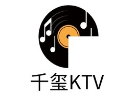 千玺KTVlogo标志PPT模板