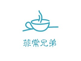 菲常兄弟logo标志PPT模板